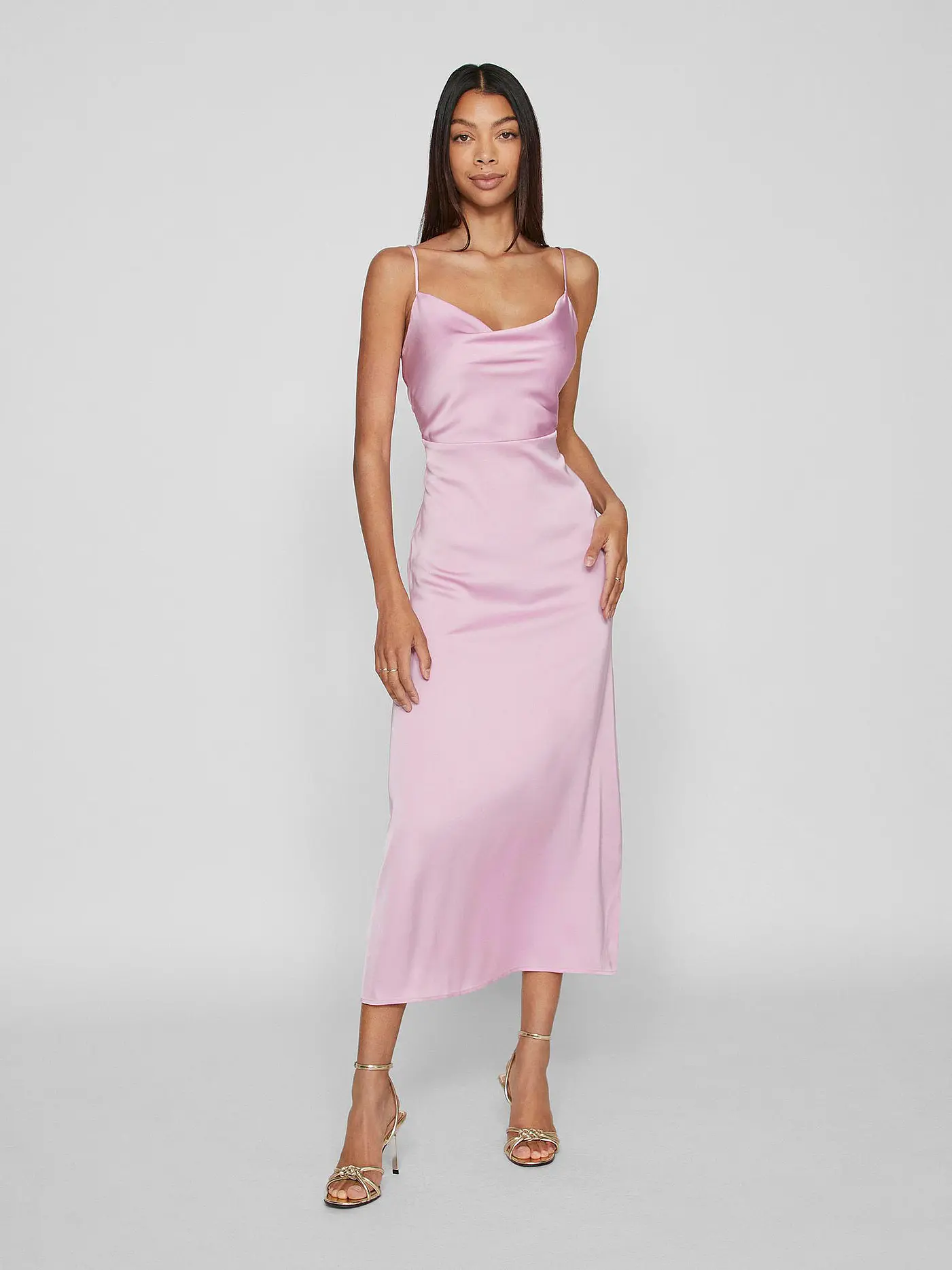 VILA | Abendkleid VIRAVENNA | rosa